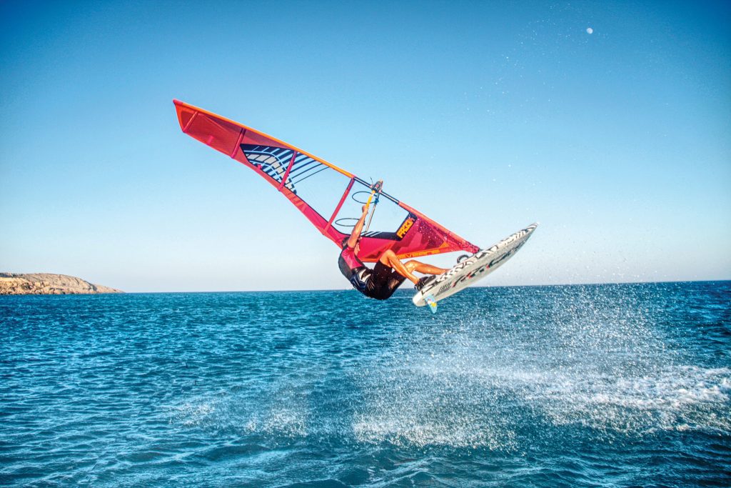 windsurfing αδρεναλίνη