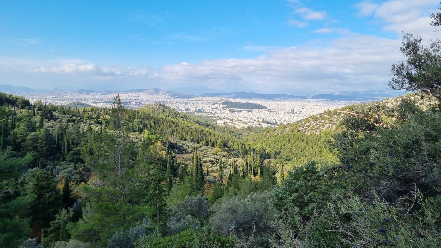 μονοπάτο καισαριανής υμηττός